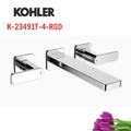 Vòi bồn tắm gắn tường Kohler Parallel K-23491T-4-RGD