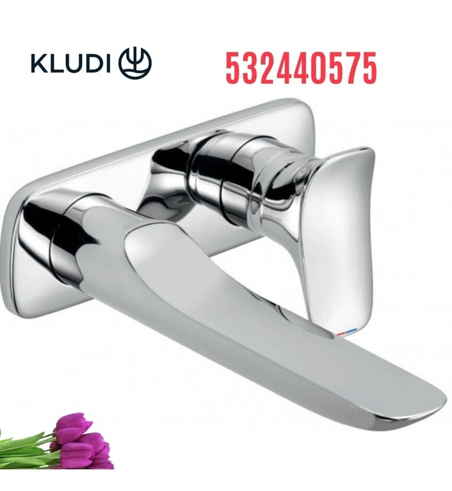 Vòi lavabo 2 chân âm tường Đức Kludi Amba 532440575