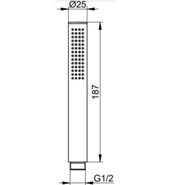 Bát sen cầm tay đen Đức Keuco 56080130100