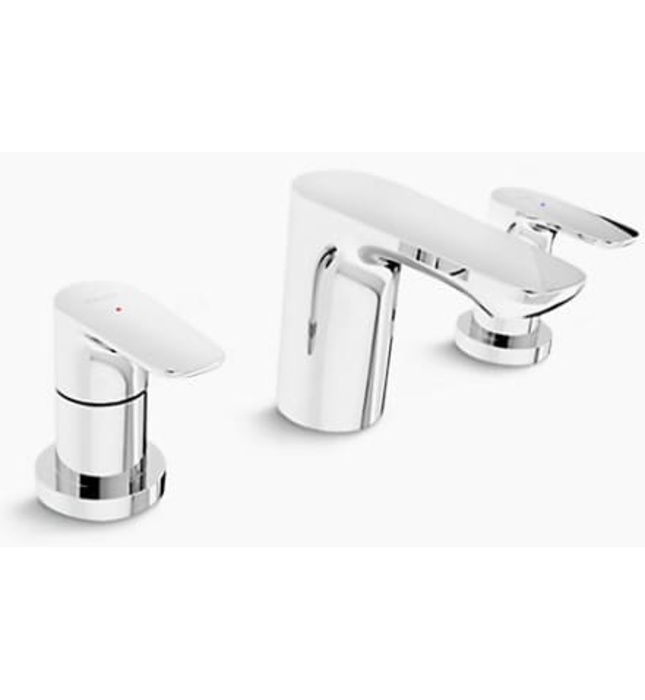 Vòi chậu rửa 3 lỗ Mỹ Kohler Aleo K-98867T-4-CP