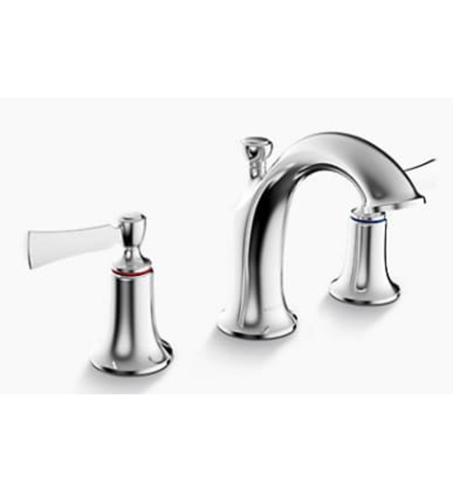 Vòi chậu rửa 3 lỗ Mỹ Kohler Elate K-72781T-4-CP