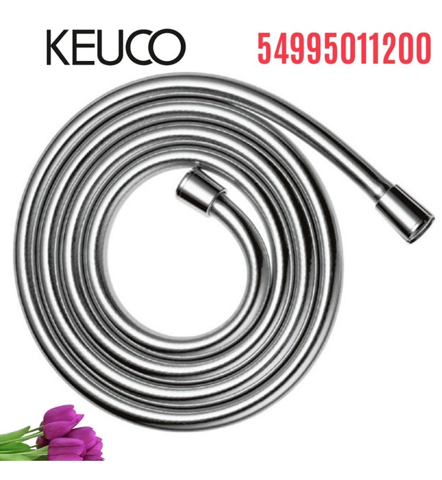 Dây sen tắm ghi bạc 1.25m Keuco 54995011200