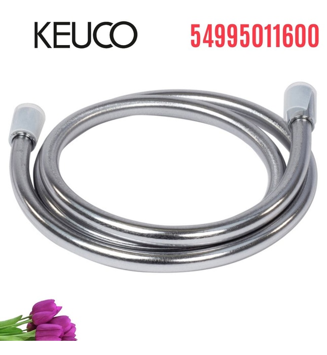 Dây sen tắm ghi bạc 1.6m Keuco 54995011600