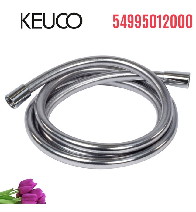 Dây sen tắm ghi bạc 2.0m Keuco 54995012000