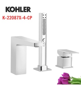 Sen vòi bồn tắm gắn bồn Mỹ Kohler Honesty K-22087X-4-CP