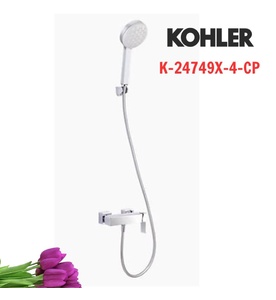 Sen tắm nóng lạnh gắn tường Kohler Honesty K-24749X-4-CP