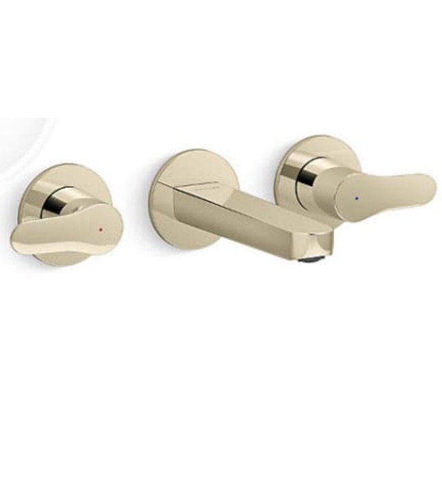 Vòi Lavabo Nóng Lạnh Âm Tường Mỹ Kohler Accliv K-33067T-4-AF