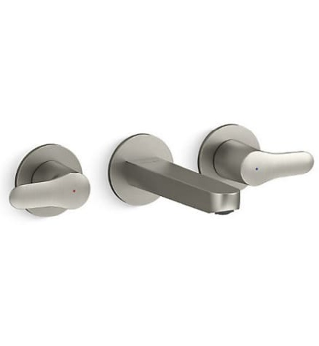 Vòi Lavabo Nóng Lạnh Âm Tường Mỹ Kohler Accliv K-33067T-4-BN