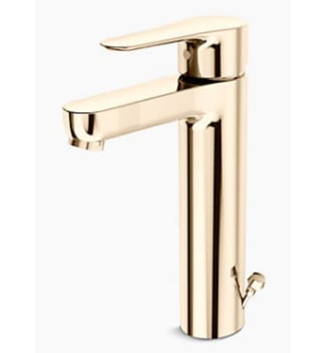 Vòi chậu rửa 1 lỗ nóng lạnh thân cao Kohler July K-5241T-4-AF