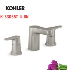 Vòi chậu rửa 3 lỗ Mỹ Kohler Accliv K-33065T-4-BN