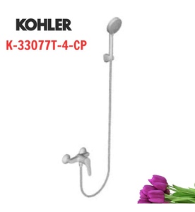 Sen tắm nóng lạnh gắn tường Kohler Accliv K-33077T-4-CP