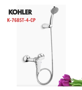 Sen tắm nóng lạnh gắn tường Kohler July K-7685T-4-CP