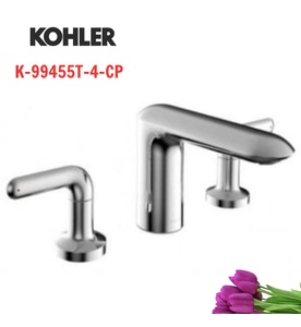 Vòi chậu rửa 3 lỗ Mỹ Kohler Kumin K-99455T-4-CP