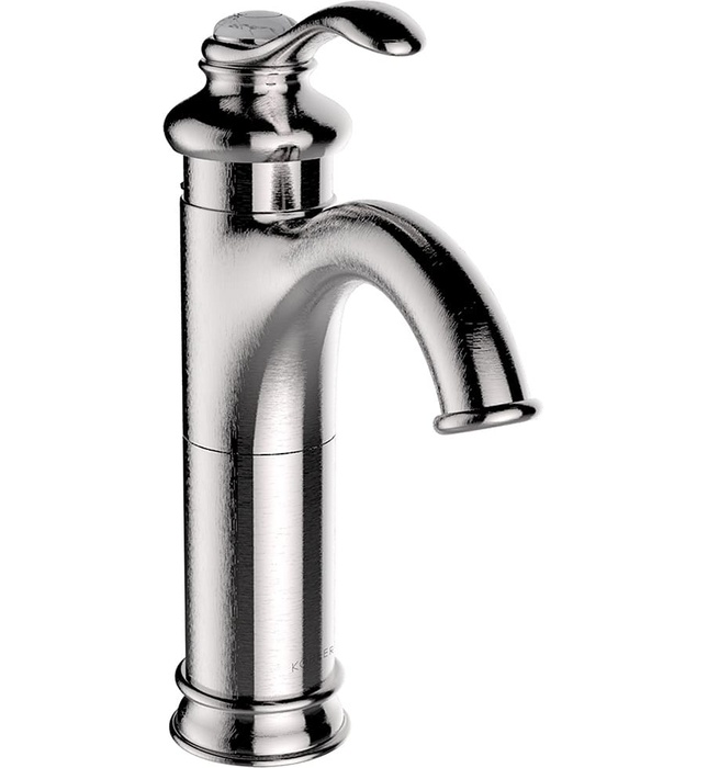 Vòi chậu rửa 1 lỗ nóng lạnh Kohler Fairfax K-12184T-B-BN
