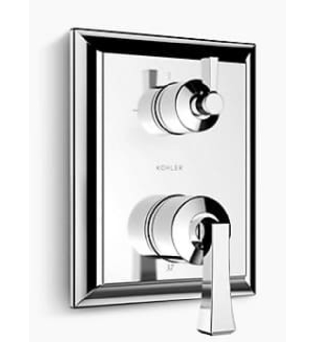 Mặt nạ sen và vòi bồn tắm cảm biến nhiệt Kohler Modulo K-99966T-4V-CP