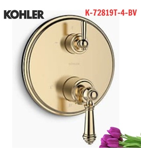 Mặt nạ sen và vòi bồn tắm cảm biến nhiệt Kohler Modulo K-72819T-4-BV