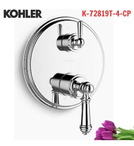 Mặt nạ sen và vòi bồn tắm cảm biến nhiệt Kohler Modulo K-72819T-4-CP
