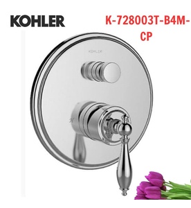 Mặt nạ sen và vòi bồn tắm cảm biến nhiệt Kohler Modulo K-728003T-B4M-CP