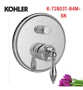 Mặt nạ sen và vòi bồn tắm cảm biến nhiệt Kohler Modulo K-72803T-B4M-SN