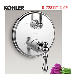 Mặt nạ sen và vòi bồn tắm cảm biến nhiệt Kohler Modulo K-72811T-4-CP