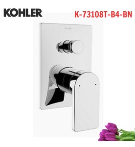 Mặt nạ sen và vòi bồn tắm Kohler Composed K-73108T-B4-BN