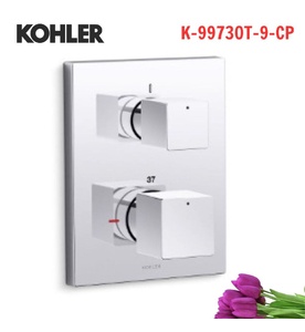 Mặt nạ sen và vòi bồn tắm cảm biến nhiệt Kohler Modulo K-99730T-9-CP