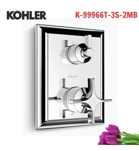 Mặt nạ sen và vòi bồn tắm cảm biến nhiệt Kohler Modulo K-99966T-3S-2MB