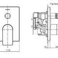 Mặt nạ sen và vòi bồn tắm âm tường Kohler Composed K-99725T-B4-2BZ