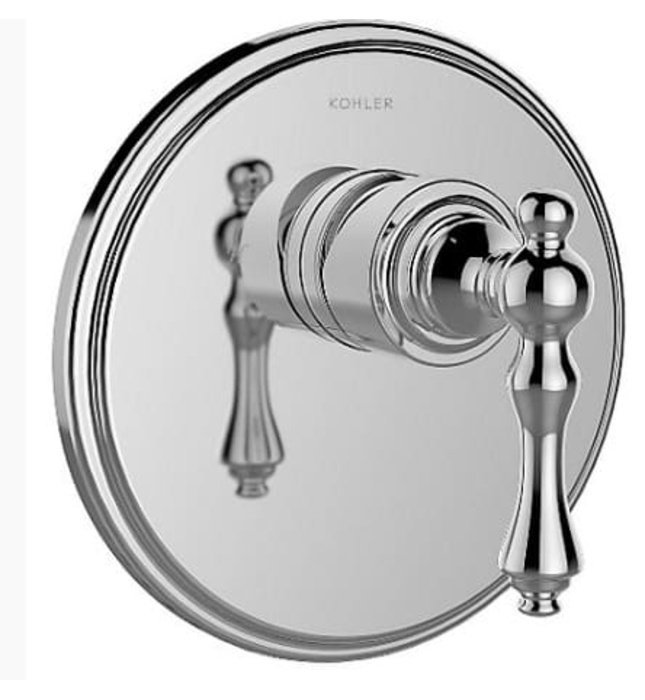 Mặt nạ sen tắm cổ điển 1 chiều Kohler Modulo K-72802T-B4-CP