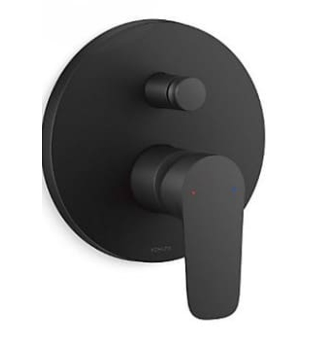 Mặt nạ sen và vòi bồn tắm âm tường Kohler Composed K-99721T-B4-BL