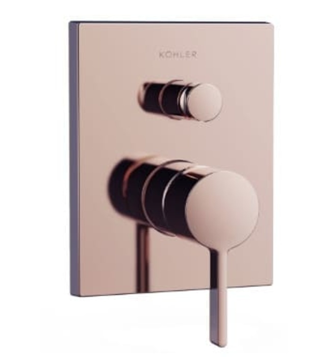 Mặt nạ sen và vòi bồn tắm âm tường Kohler Composed K-99723T-B4-RGD