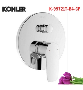 Mặt nạ sen và vòi bồn tắm âm tường Kohler Composed K-99721T-B4-CP