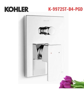 Mặt nạ sen và vòi bồn tắm âm tường Kohler Composed K-99725T-B4-PGD