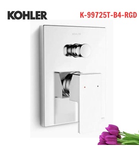 Mặt nạ sen và vòi bồn tắm âm tường Kohler Composed K-99725T-B4-RGD