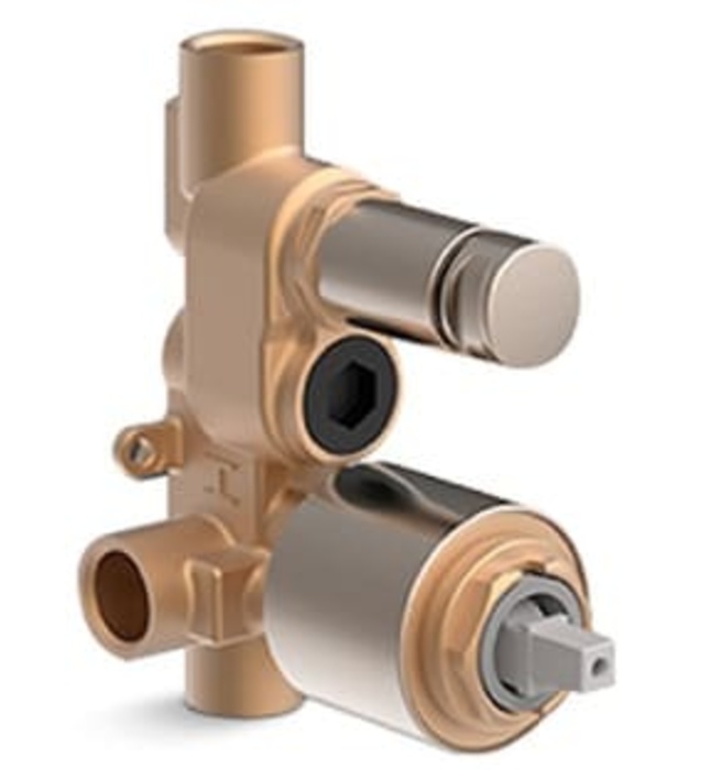 Van điều khiển sen tắm âm tường Mỹ Kohler K-882T-B-BV