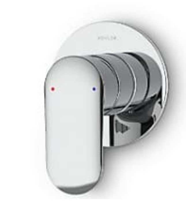 Mặt nạ điều khiển sen tắm âm tường 2 chiều Kohler K-26477T-4-CP