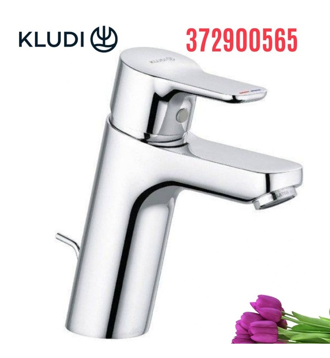 Vòi lavabo nóng lạnh 1 chân Kludi Pure & Easy 372900565