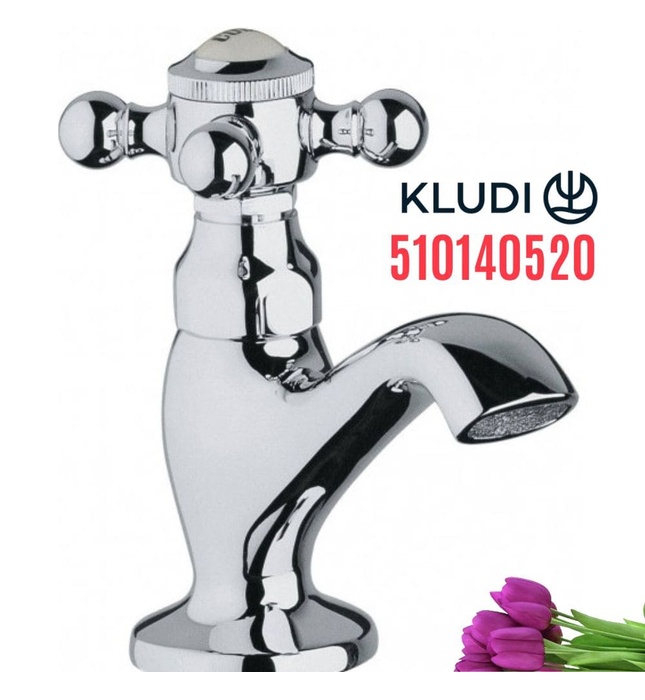 Vòi lavabo nước lạnh 1 chân xoay Kludi Adlon 510140520
