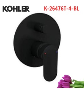 Mặt nạ điều khiển sen tắm âm tường 2 chiều Kohler K-26476T-4-BL
