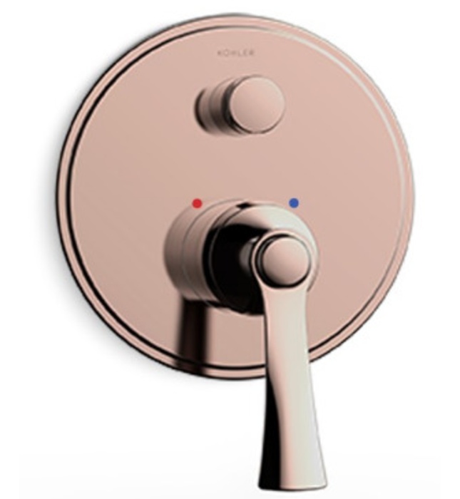 Mặt nạ điều khiển sen tắm âm tường 2 chiều Kohler K-26481T-4-RGD