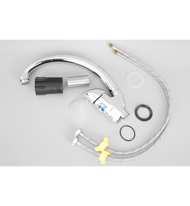 Vòi chậu rửa bát nóng lạnh Malloca K121N