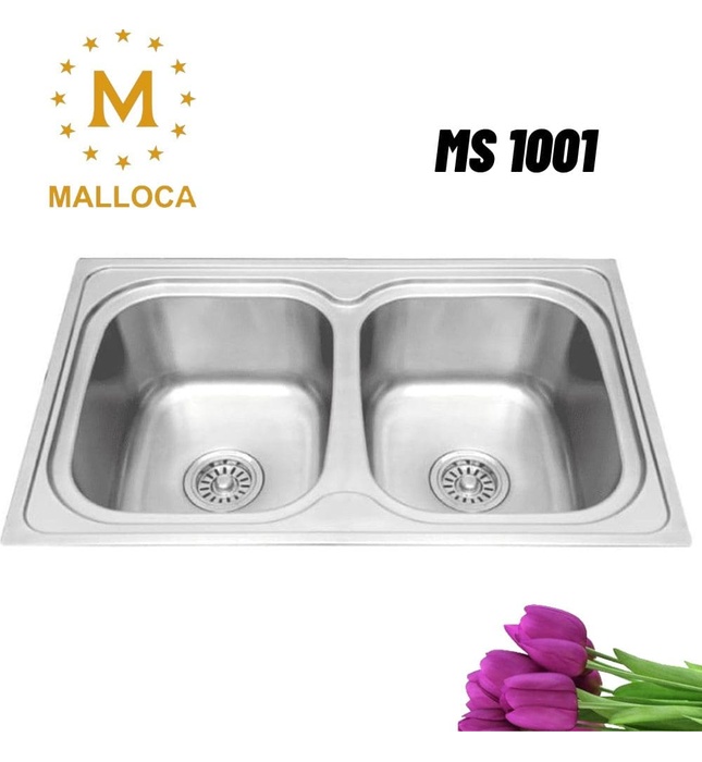 Chậu Rửa Chén 2 hố Malloca MS 1001 