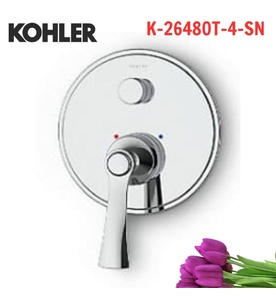 Mặt nạ điều khiển sen tắm âm tường 2 chiều Kohler K-26480T-4-SN