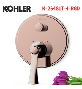 Mặt nạ điều khiển sen tắm âm tường 2 chiều Kohler K-26481T-4-RGD