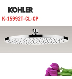 Đầu sen tròn gắn trần Kohler K-15992T-CL-CP