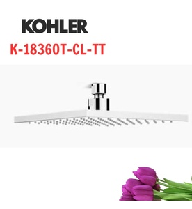 Đầu sen vuông gắn trần Kohler K-18360T-CL-TT