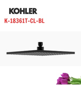 Đầu sen vuông gắn trần Kohler K-18361T-CL-BL