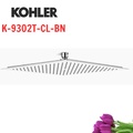 Đầu sen vuông gắn trần Kohler K-9302T-CL-BN