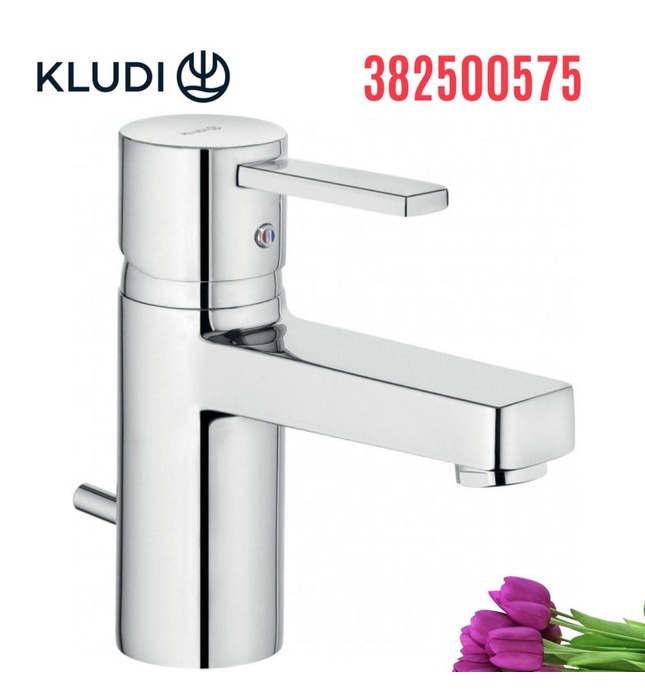 Vòi lavabo nóng lạnh 1 chân Zenta Kludi 382500575