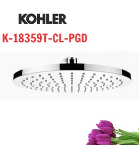 Đầu sen tròn gắn trần Kohler K-18359T-CL-PGD